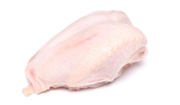 Pechuga de pollo sin alas por Lb.
